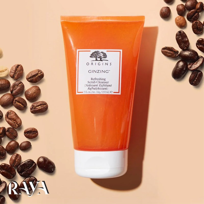 ژل شوینده و اسکراب طراوت بخش حاوی جینسینگ اوریجینز حجم 100 میل Origins Ginzing Refreshing Scrub Cleanser